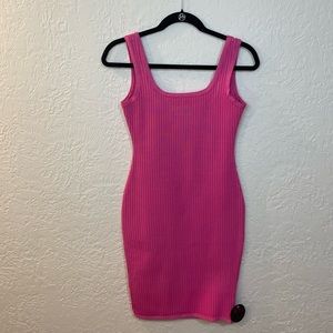 Hot Miami Styles Hot Pink Bodycon Dress